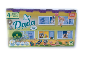 Подгузники Dada Premium Extra Soft maxi plus №4+ (9-20 кг) 100шт.